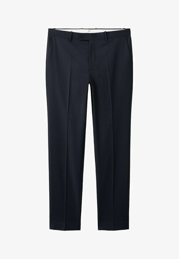 Mango Suit trousers - dark blue