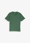 TOM TAILOR TOM TAILOR T-SHIRT T-SHIRT IN MELANGE-OPTIK - Basic T-shirt - green fine stripe