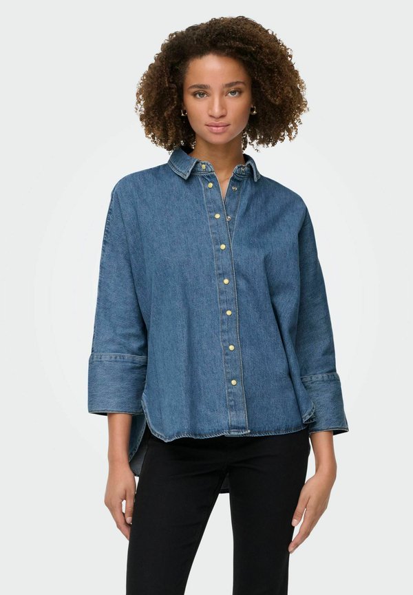 ONLY Denim ONLGRACE-ELLI Denim - Button-down blouse - medium blue denim