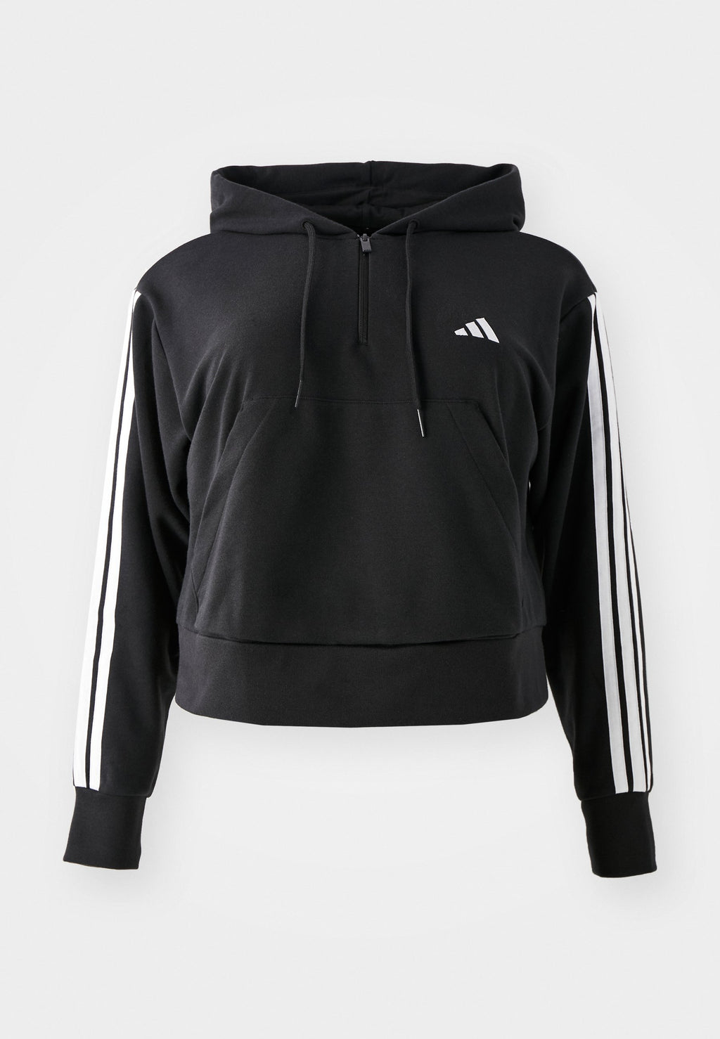 adidas Sportswear ESSENTIALS 3 STRIPES  QUARTER-ZIP PLUS SIZE