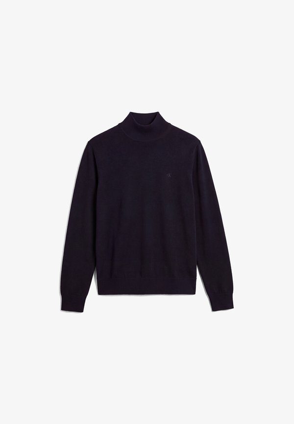 Calvin Klein MOCK NECK - Jumper - dark sapphire