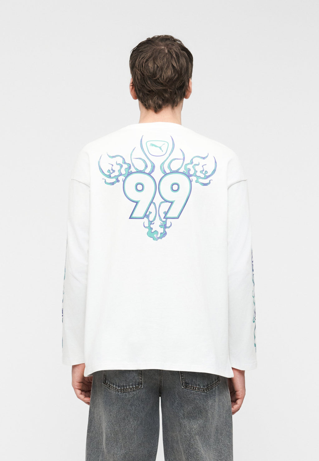 Puma OVERSIZED GRAPHIC LONGSLEEVE TEE UNISEX