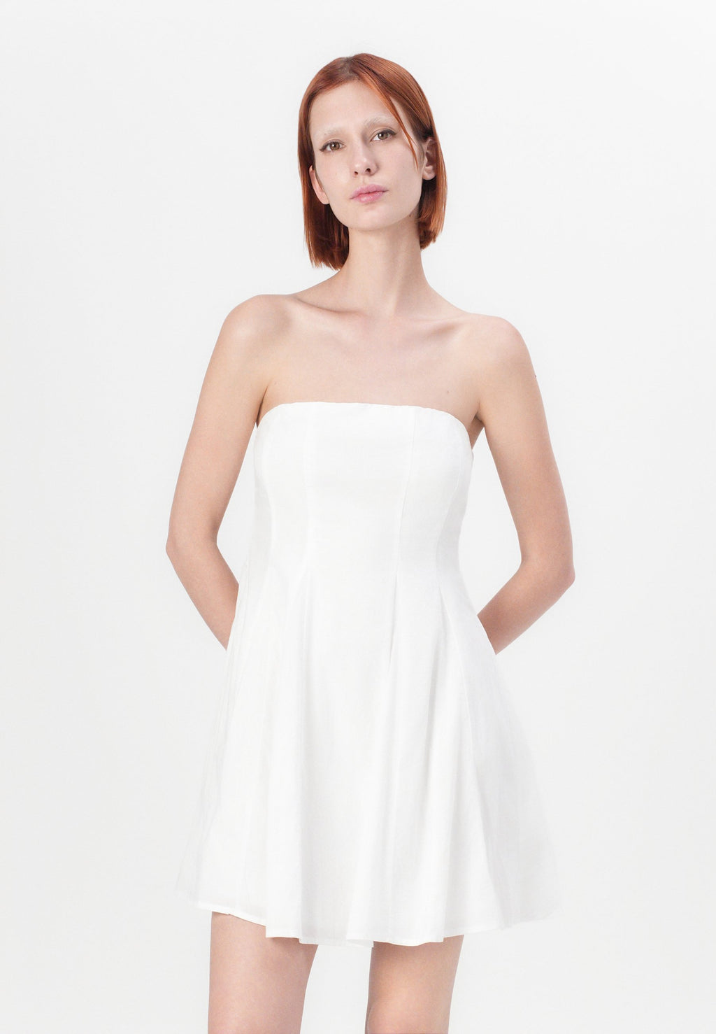 Hollister Co. STRAPLESS ALINE MINI DRESS