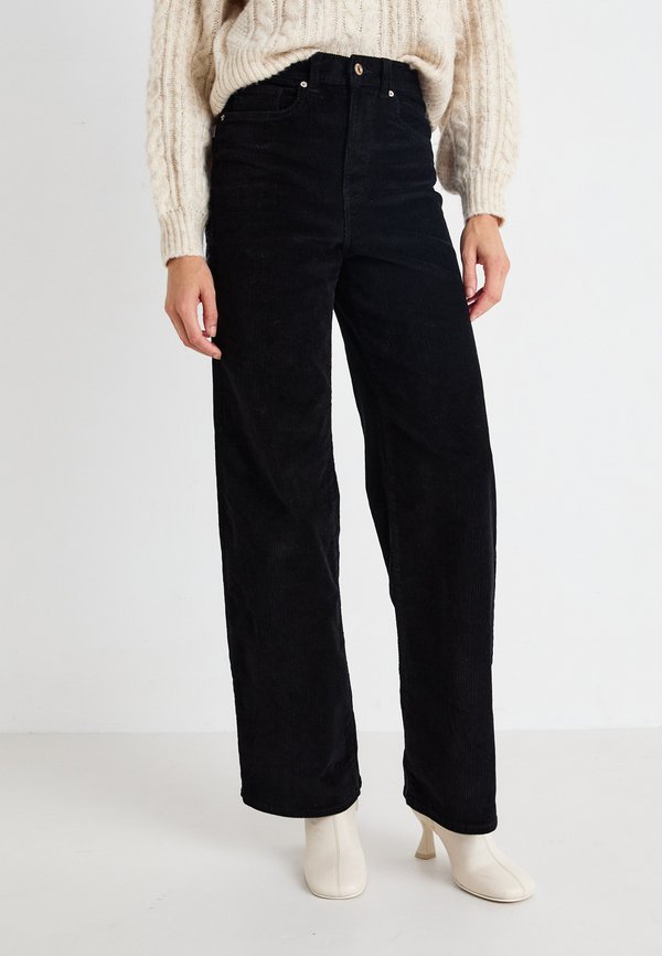ONLY ONLHOPE GLOBAL WIDE - Wide Leg - black