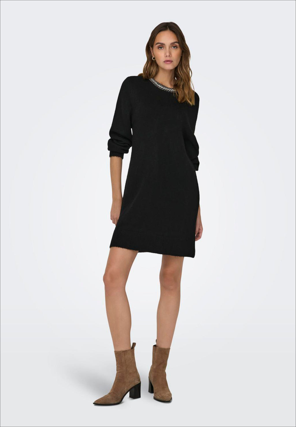 ONLHALEY BLING O NECK DRESS Media 2