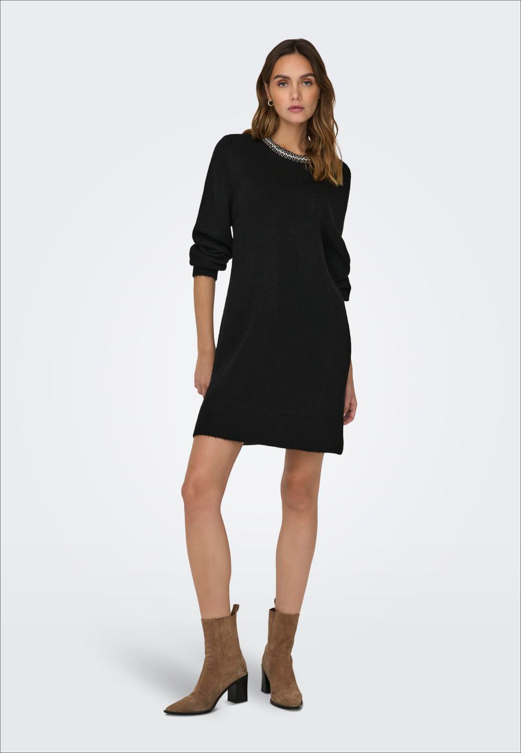 ONLHALEY BLING O NECK DRESS Media 2