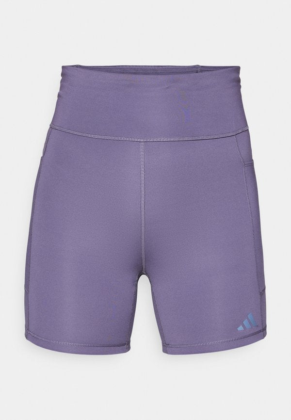 adidas Performance Short running tights - preloved violet