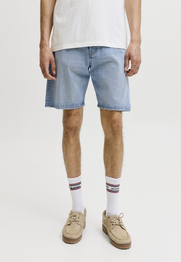 Jack & Jones TONY ORIGINAL - Denim shorts - blue denim