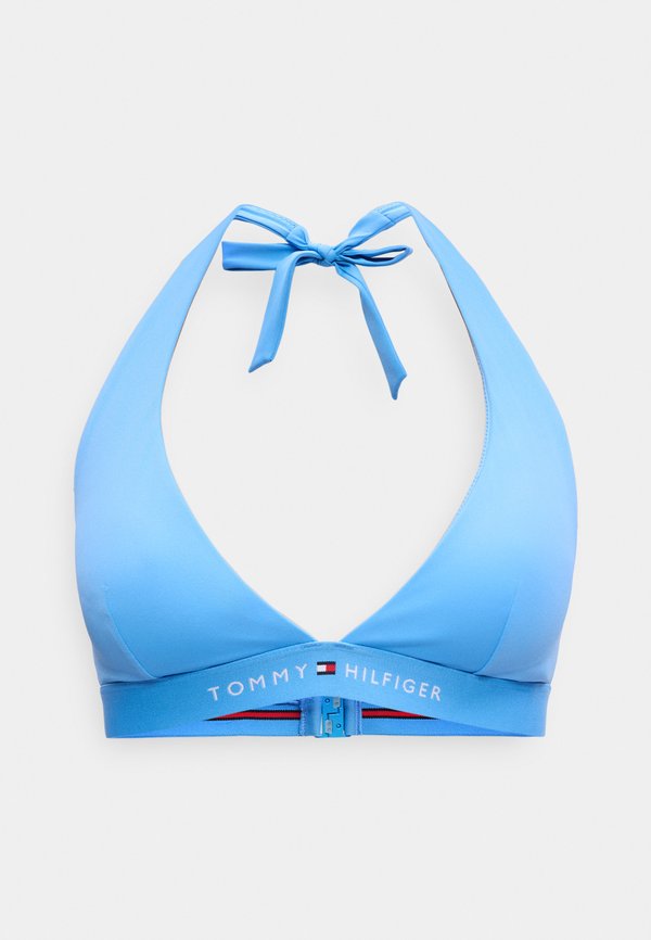 Tommy Hilfiger ORIGINAL HALTER - Bikini top - copenhagen blue