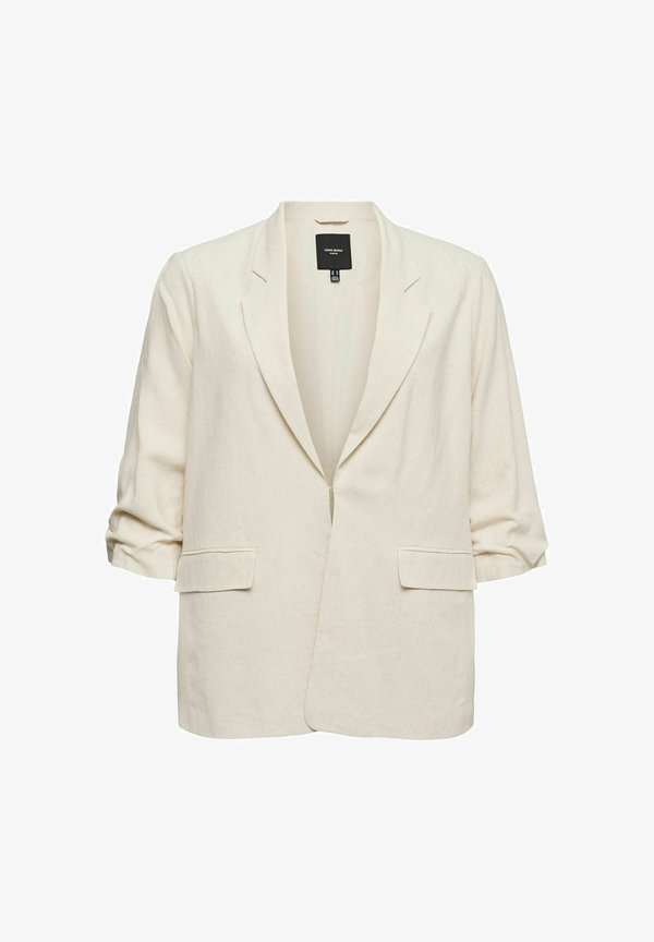 Vero Moda Curve BLAZER VMCSISSE BLAZER - Blazer - oatmeal