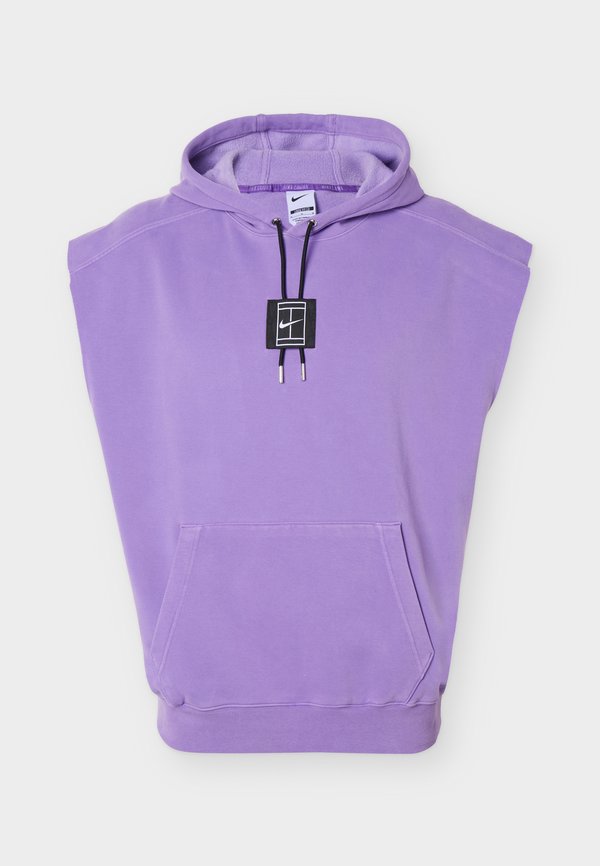 Nike Performance NIKECOURT ADVANTAGE SLAM SLEEVELESS HOODY - Hoodie - bright violet