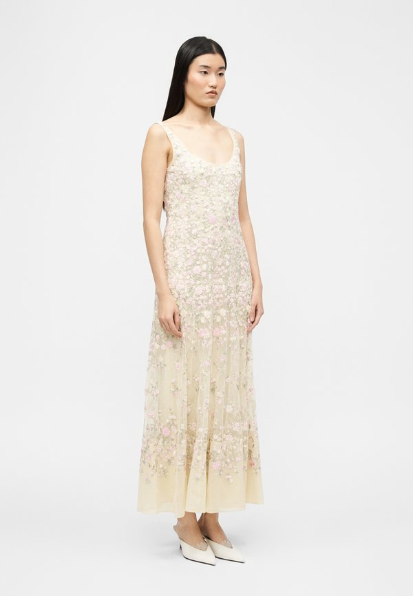 Needle & Thread SYLVIA ROSE SCOOP NECK ANKLE GOWN
