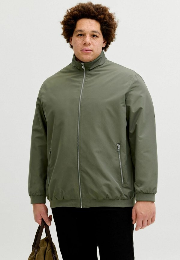 Jack & Jones BLOUSONJACKE PLUS SIZE BLOUSONJACKE - Bomber Jacket - dusty olive