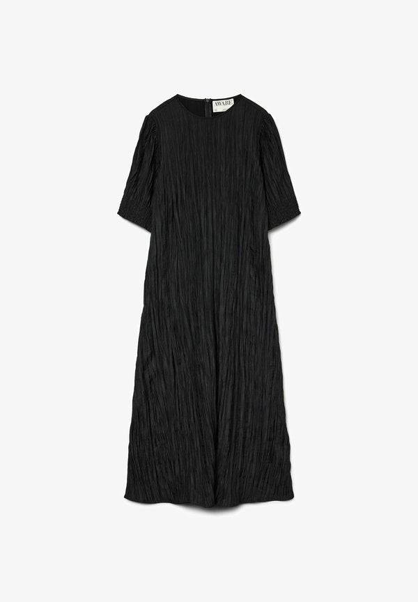Vero Moda Plissé VMWRINDA Long - Day dress - black