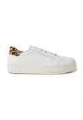 Stefanel SNEAKERS WITH ANIMAL PRINT DETAIL