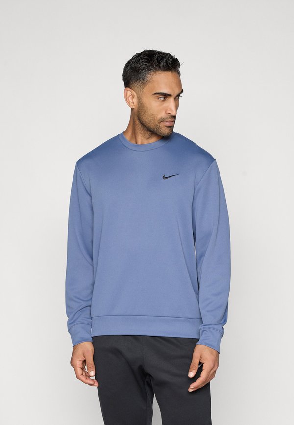 Nike Performance FLEX CREW - Sweatshirt - diffused blue/black