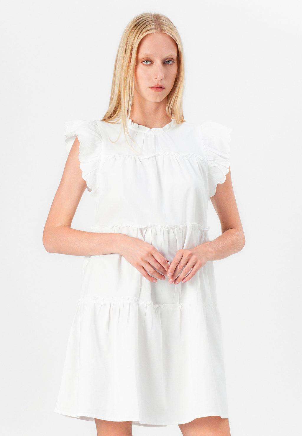 Pieces PCJILLA O NECK SHORT DRESS