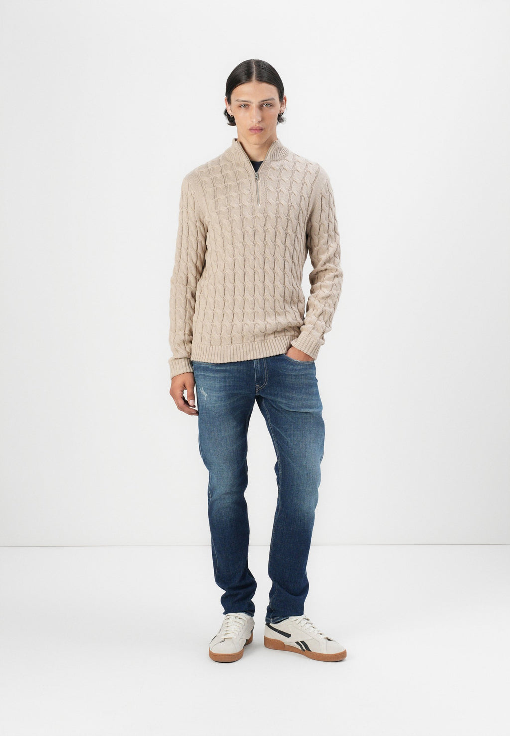 ONSKICKER LIFE CABLE HALF ZIP Media 2
