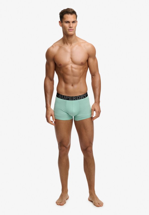 Superdry & Co 3 PACK - Trunks - black green mix