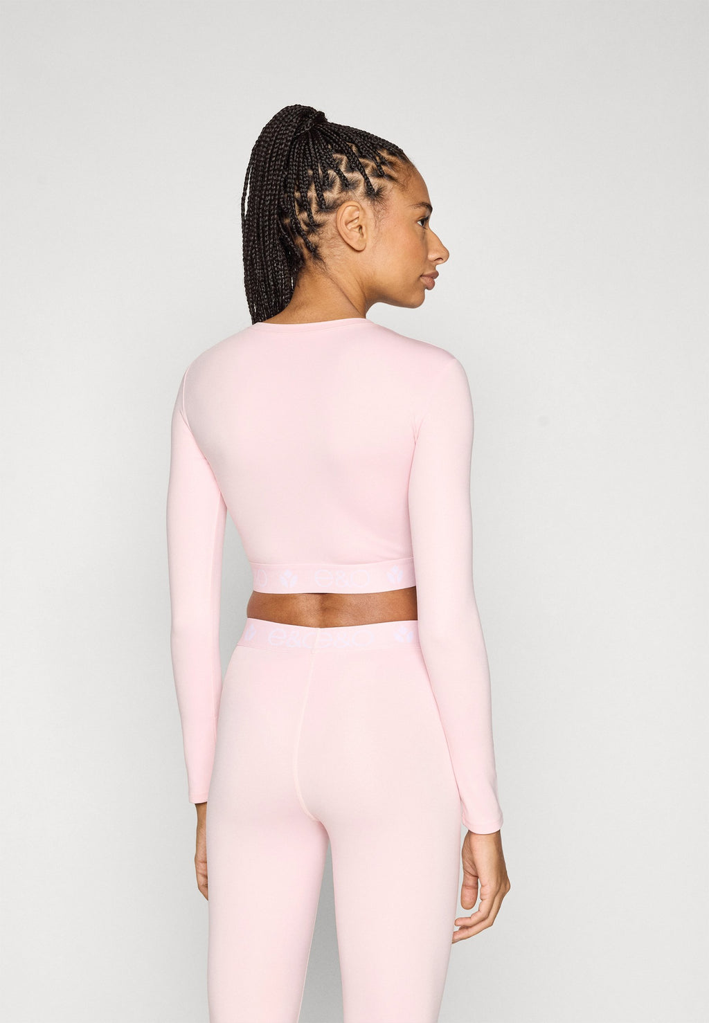 Even&Odd active CROPPED LONG SLEEVE TOP