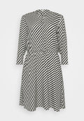 ZIGZAG WAISTED MIDI DRESS Media 1