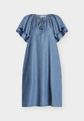 TOM TAILOR Denim dress - clean light stone blue denim