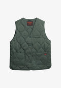 Superdry & Co QUILTED LITE LINER - Waistcoat - balsam green