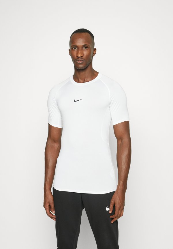 Nike Performance TIGHT - Undershirt - white/black
