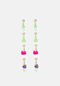 Fire & Glory LELIAN EARRINGS 4 PACK