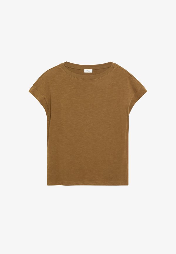 s.Oliver T-SHIRT - Basic T-shirt - dunkelbraun