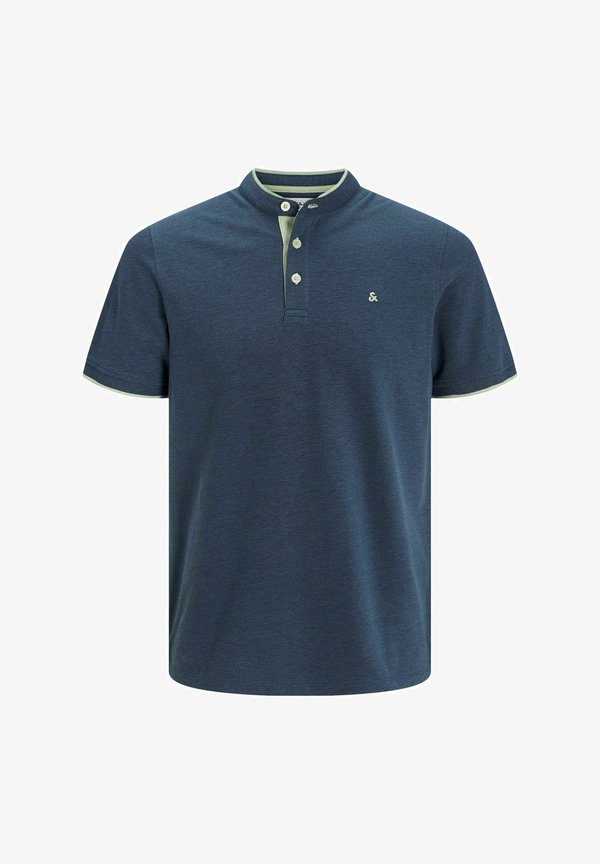 Jack & Jones JJEPAULOS MAO POLO SS NOOS - Basic T-shirt - oceanview