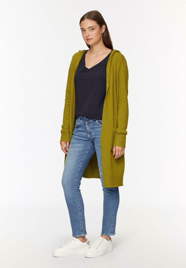s.Oliver MIT V-AUSSCHNITT - Basic T-shirt - navy