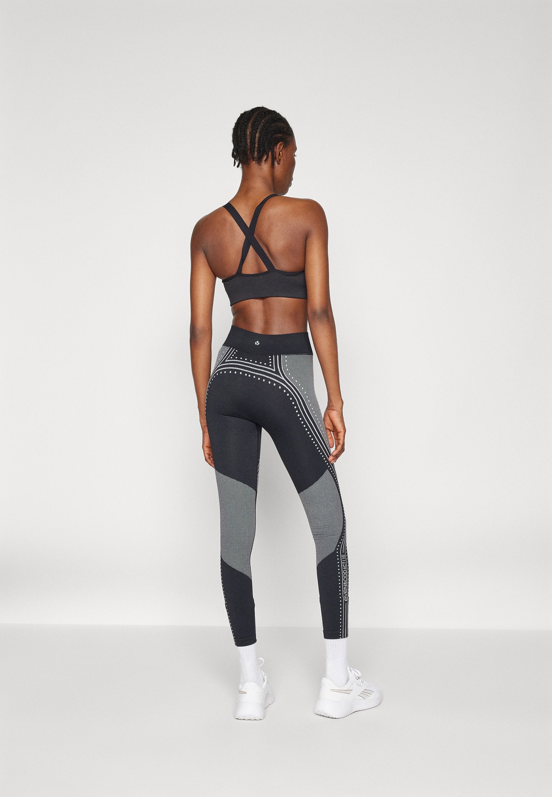 Even&Odd active FULL LENGTH HIGH RISE SEAMLESS LEGGINGS WITH CONTRAST PATTERN