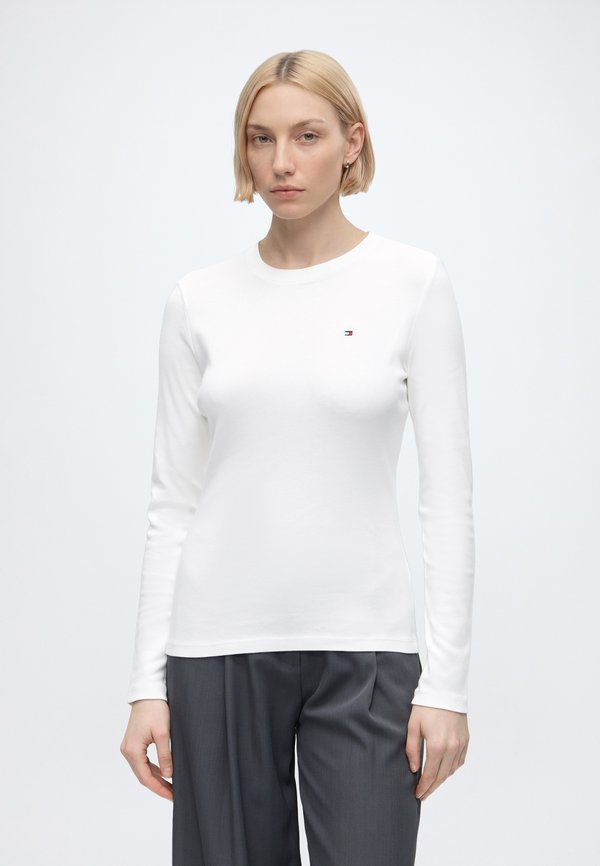 Tommy Hilfiger CODY SLIM - Long sleeved top - ecru