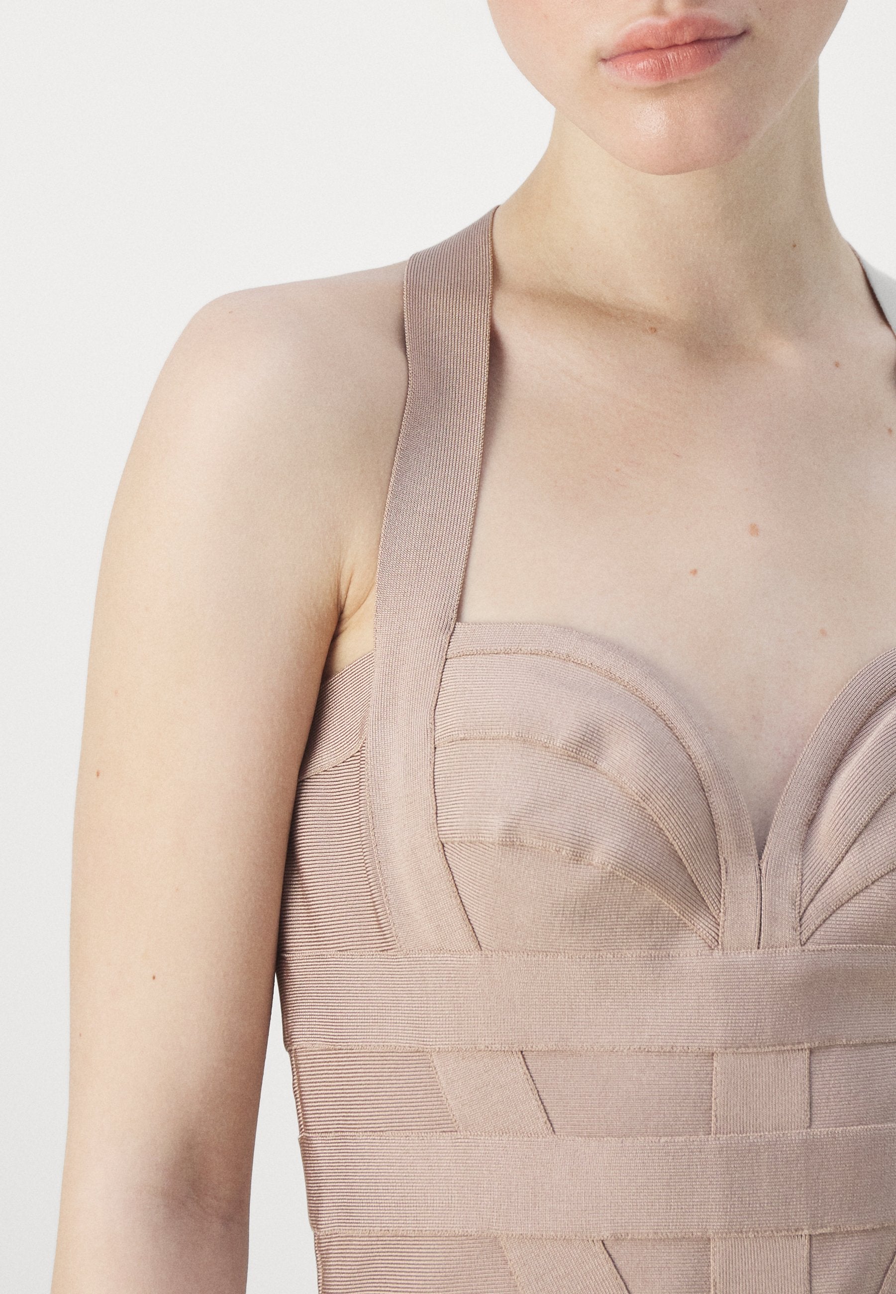 Hervé Léger BANDAGE SWEETHEART MINI DRESS