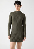 Guess MIT REISSVERSCHLUSS - Shift dress - dunkelgrün