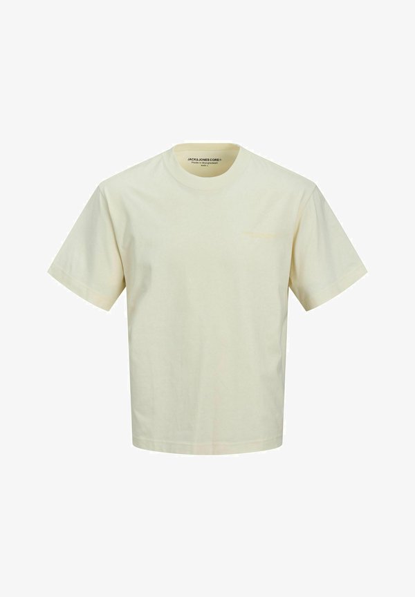 Jack & Jones Backprintet - Print T-shirt - sweet corn