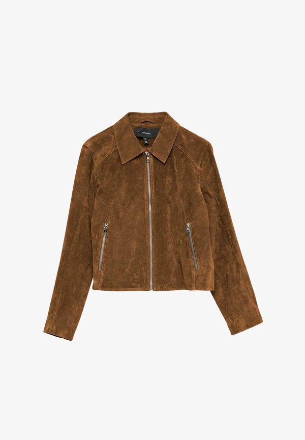 Vero Moda Suede VMJANICEJADE - Summer jacket - dachshund