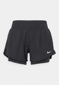 Nike Performance ONE SHORT - Sports shorts - black/reflective silver-coloured