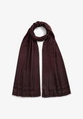 Tommy Hilfiger MONOGRAM TONAL - Scarf - bordeaux