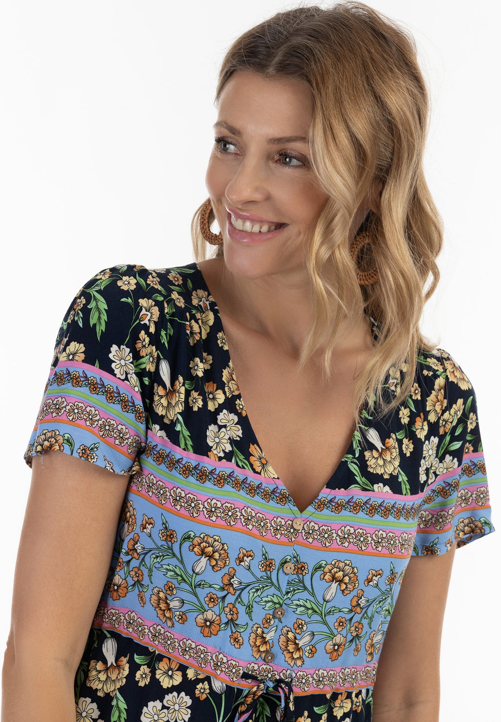 usha SOMMER MIT BLUMENPRINT CARNEA