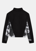 Juicy Couture MARBLE PRINT PANEL QUARTER ZIP