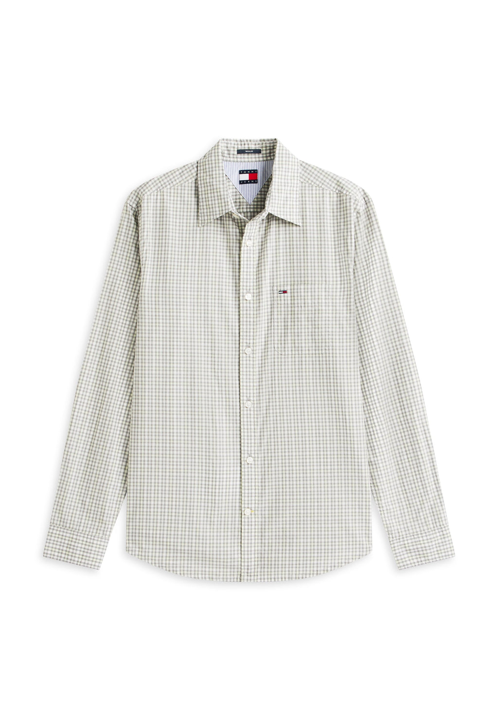 Tommy Jeans REGULAR FIT CHECK POPLIN SHIRT