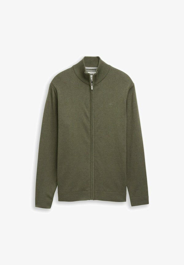 TOM TAILOR Cardigan - tea leaf melange