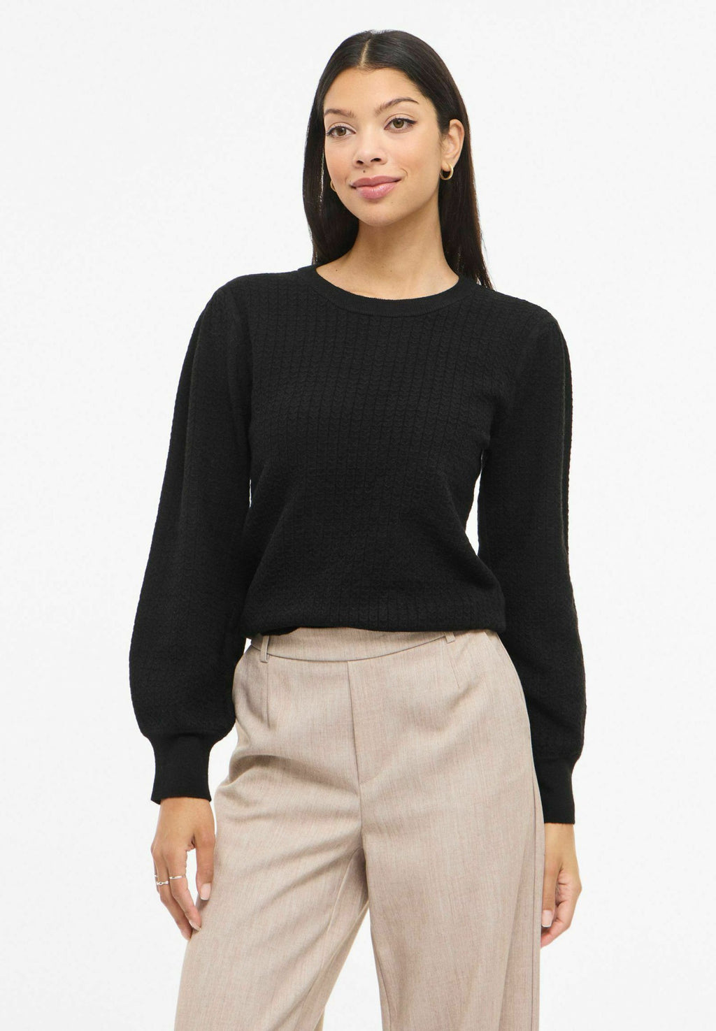 VILA Knitted VIMABLE Round neck