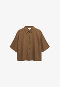 s.Oliver BLUSE - Button-down blouse - braun