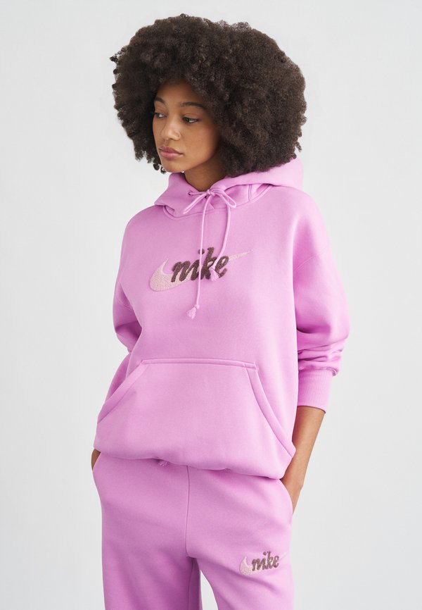 Nike Sportswear LOGO - Hoodie - magenta/pink foam