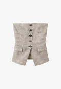 Mango ADULT - Waistcoat - sand
