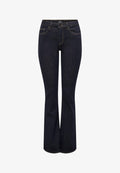 ONLY Flared fit ONLBLUSH mid waist - Flared Jeans - dark blue denim
