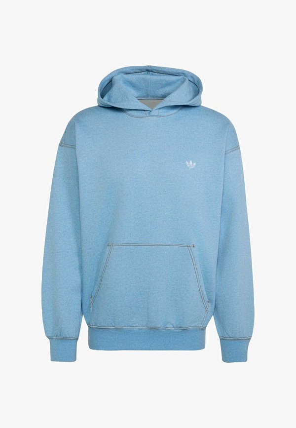 adidas Originals ADIDAS ORIGINALS TREFOIL ESSENTIALS MELANGE LOOSE HOODIE - Hoodie - light blue mel